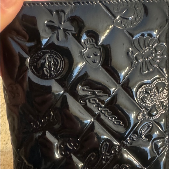 Chanel Monaco Black Patent Leather Wallet - Picture 6 of 16